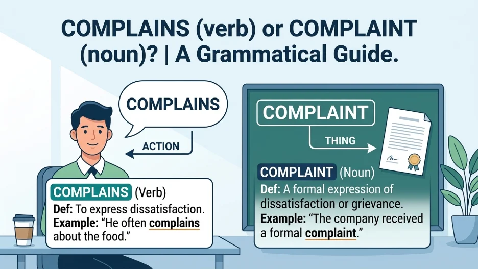 Complains or Complaint