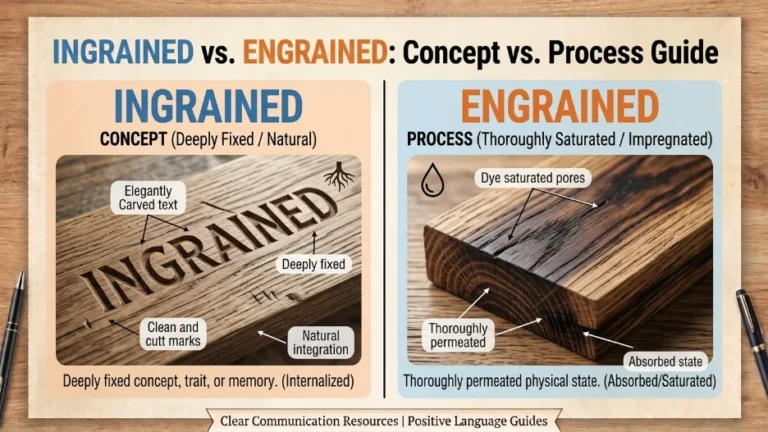 Engrained or Ingrained