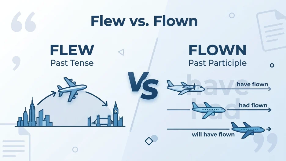 Flown or Flew