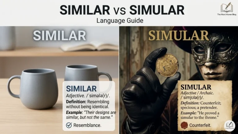 Similar or Simular