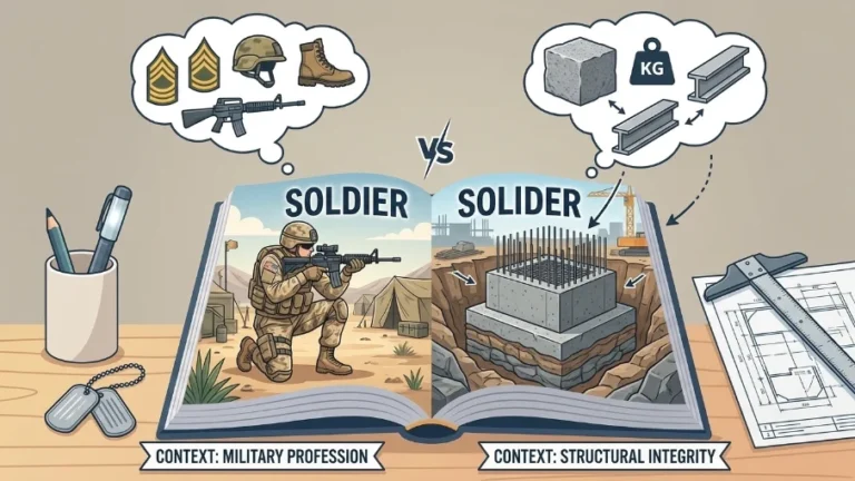 Soldier vs Solider
