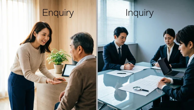 enquiry or inquiry
