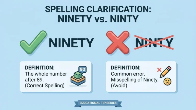 ninty or ninety