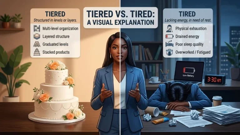 tiered or tired