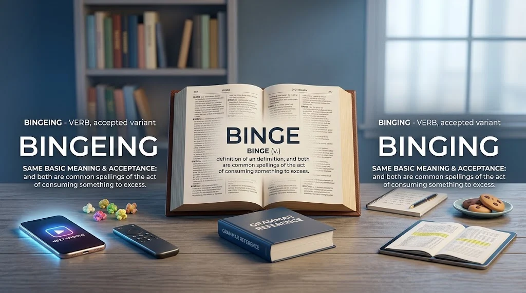 bingeing or binging