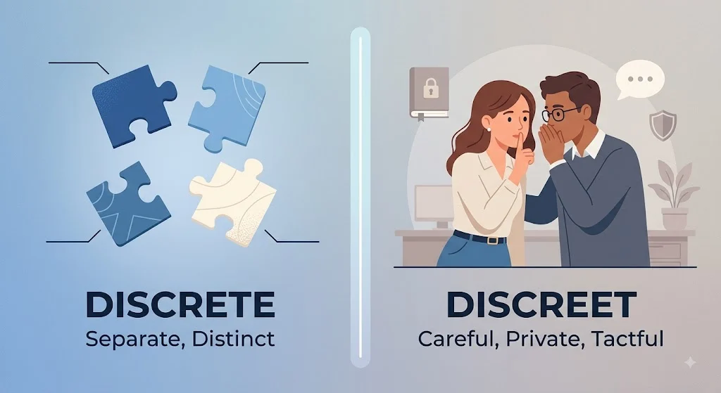 discrete or discreet