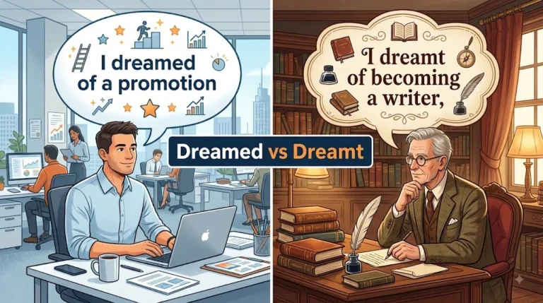 dreamt or dreamed
