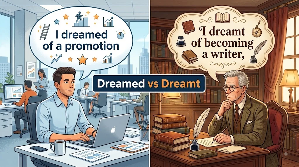 dreamt or dreamed