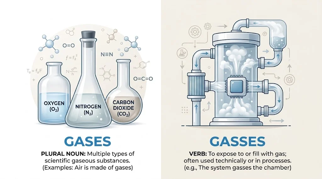 gasses or gases