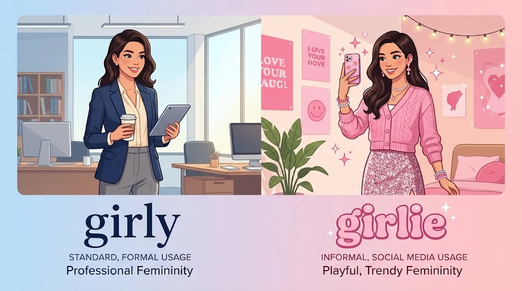 girlie or girly