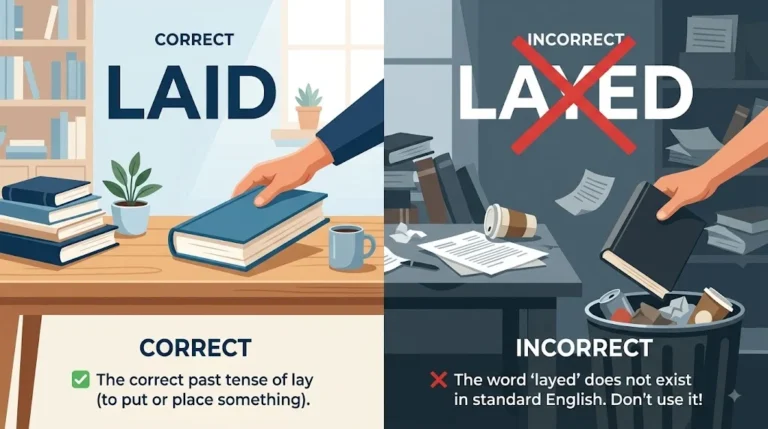 laid or layed