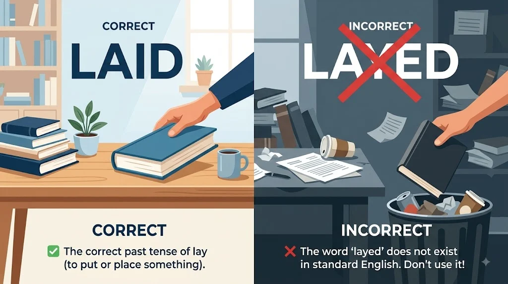 laid or layed