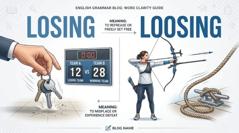 losing or loosing
