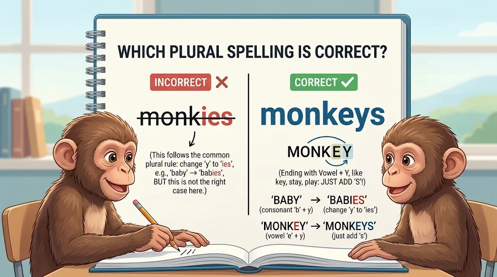 monkies or monkeys