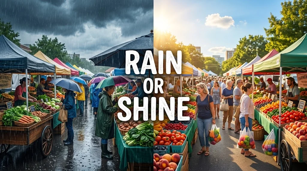rain or shine