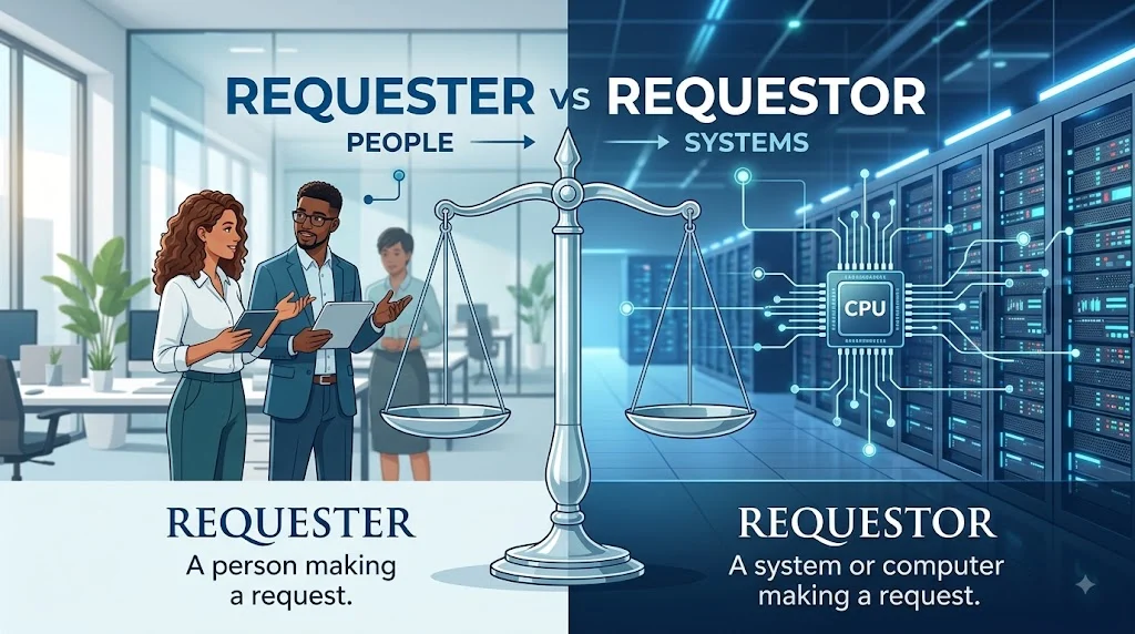 requestor or requester