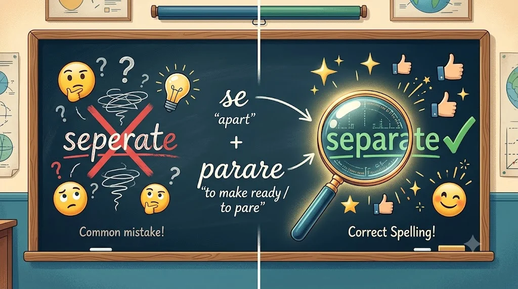 seperate or separate