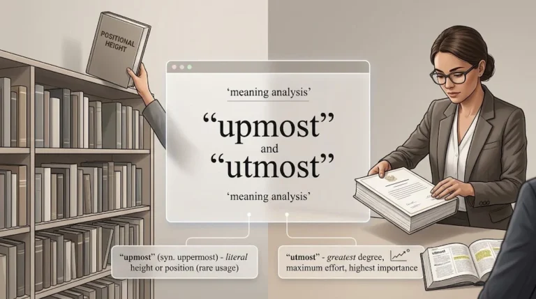 upmost or utmost