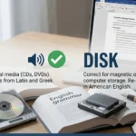 disc or disk