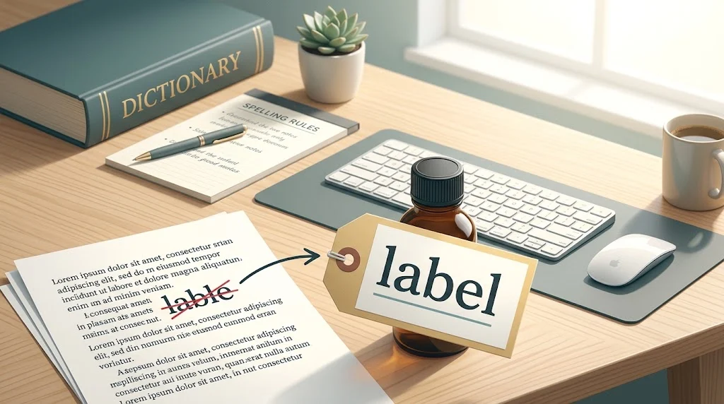 lable or label