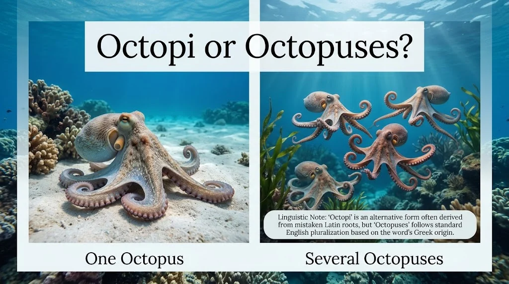 octopi or octopuses