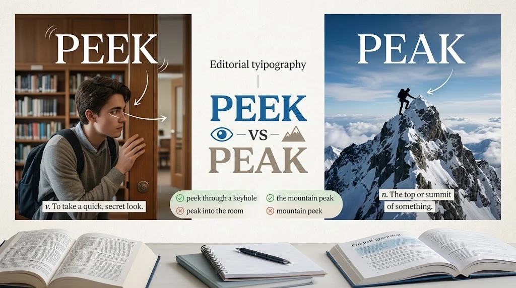 peek or peak