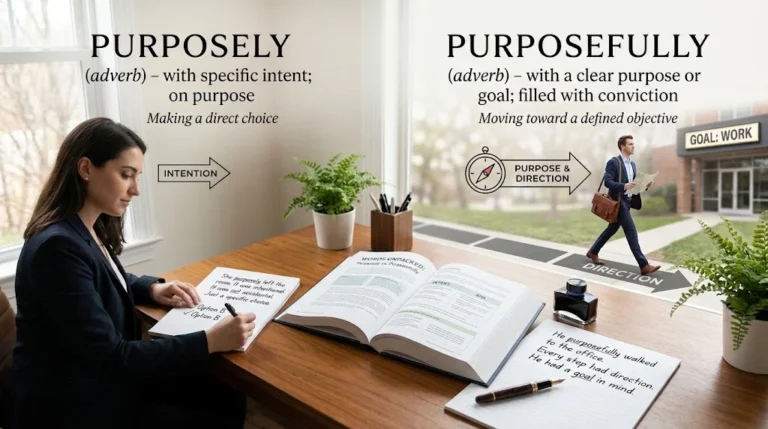 purposely or purposefully