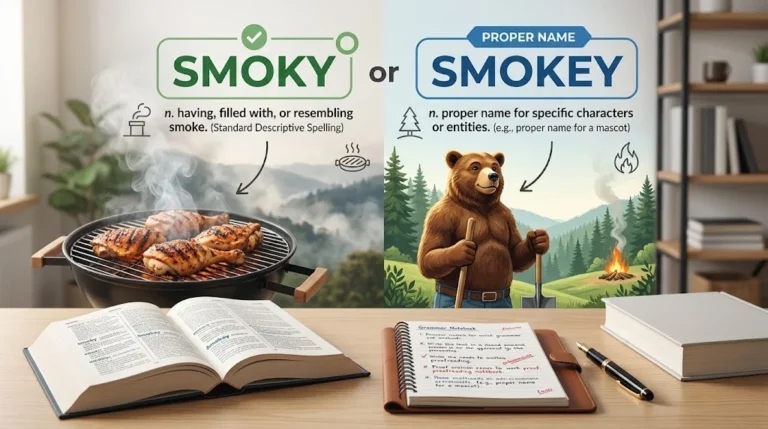 smoky or smokey