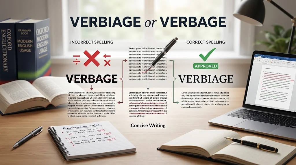 verbage or verbiage