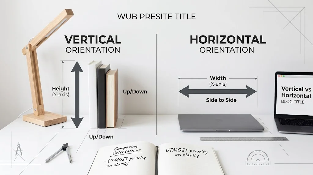 vertical or horizontal