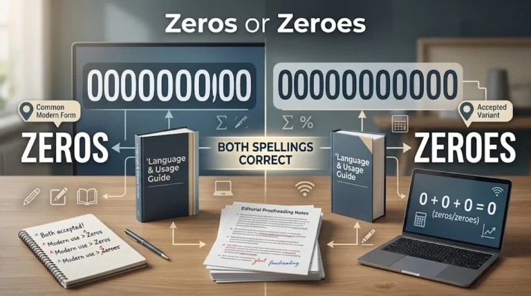 zeros or zeroes