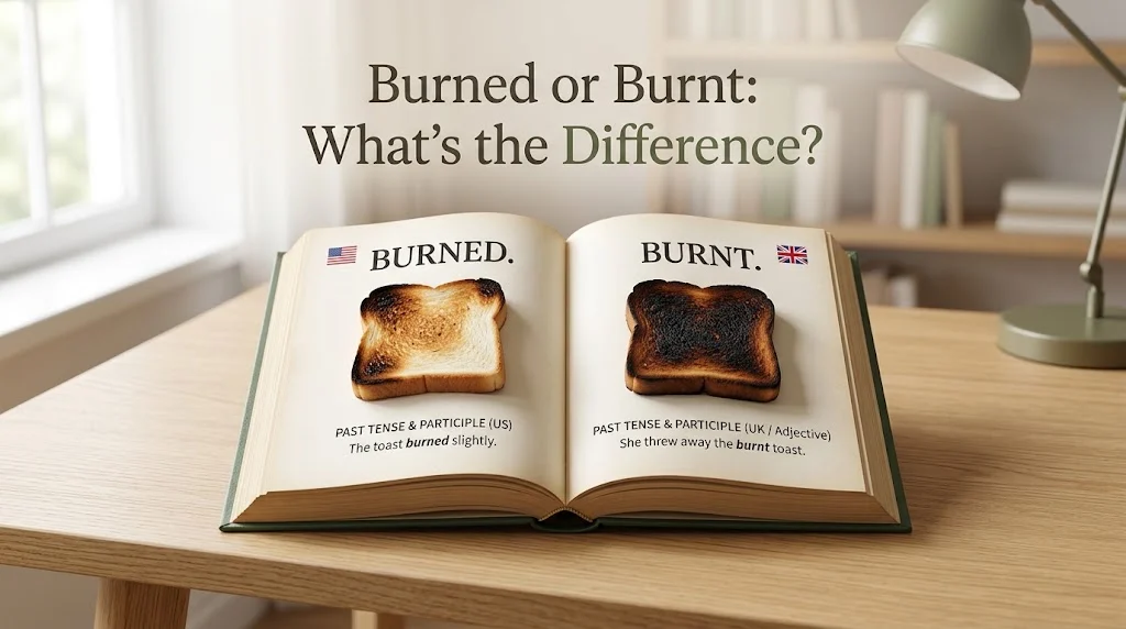burned or burnt