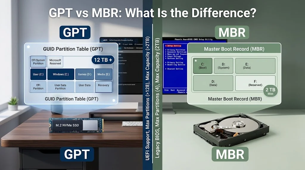 gpt or mbr