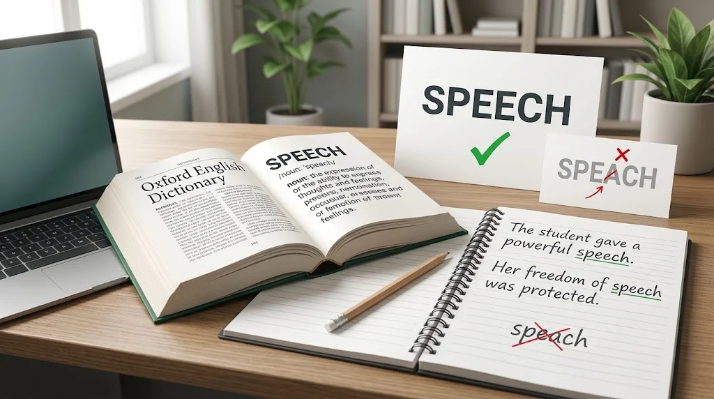 speach or speech