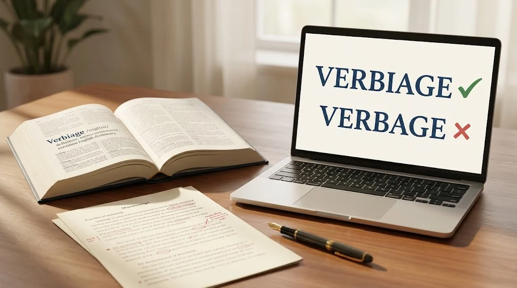 verbiage or verbage